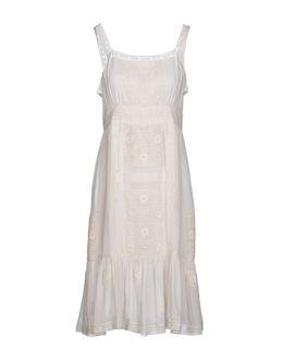 Gold Hawk Knee-length Dresses