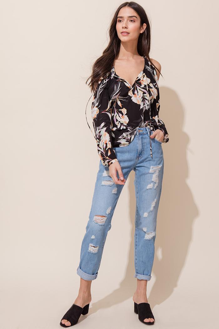 Yumikim Morning Glory Silk Top