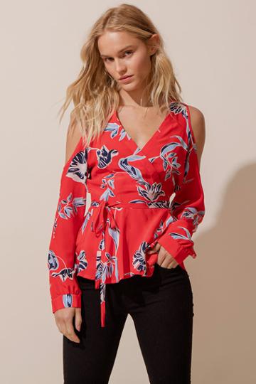 Yumikim Love Struck Silk Top
