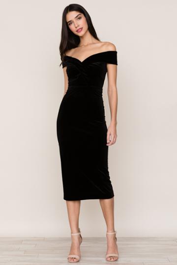 Yumikim Catwalk Velvet Dress