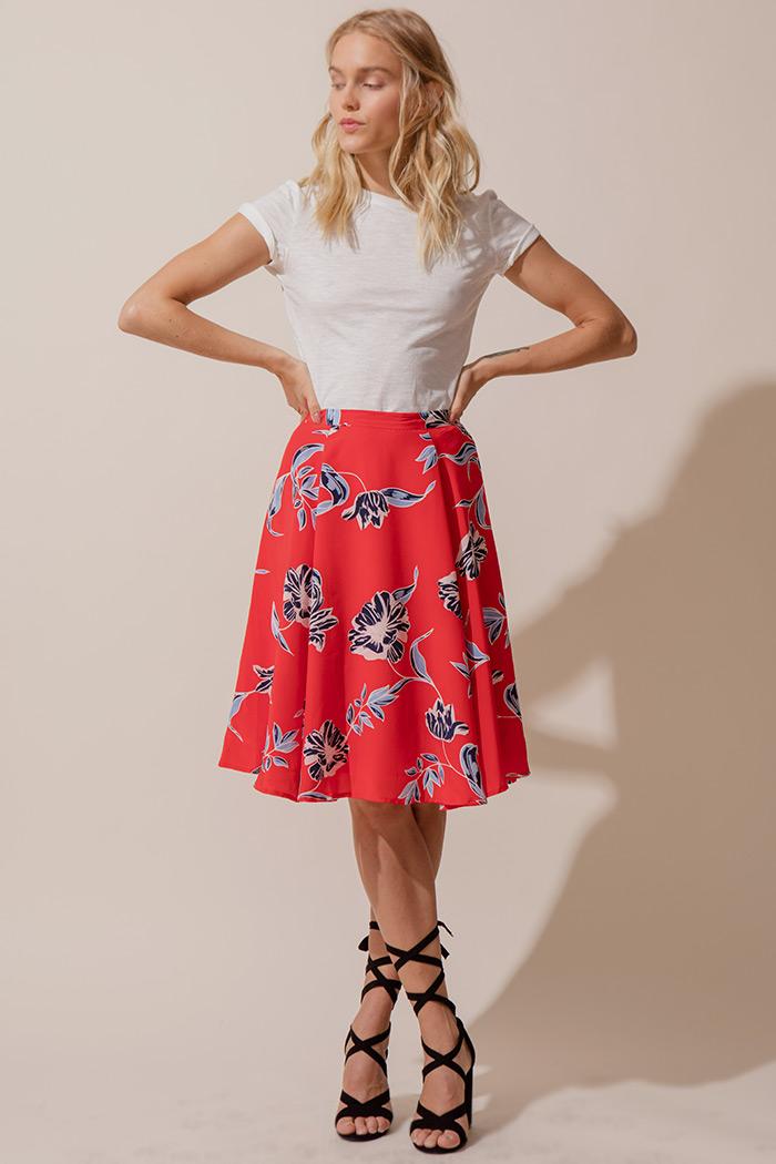 Yumikim Cassie Silk Skirt