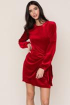 Yumikim Tie Me Over Velvet Dress