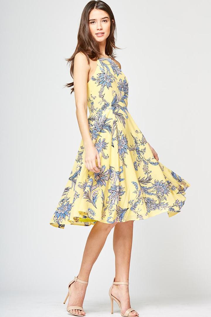 Yumikim Roman Holiday Silk Dress
