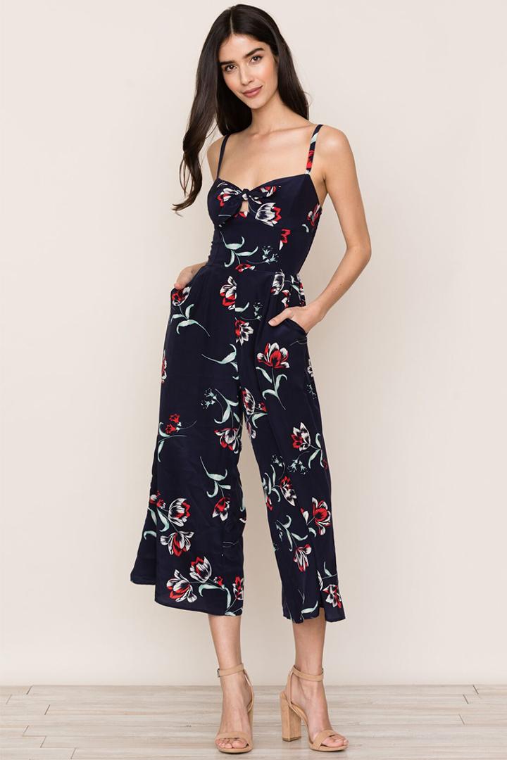 Yumikim Pretty Chic Silk Jumpsuit
