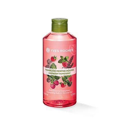 Yves Rocher Energizing Bath & Shower Gel - Raspberry Peppermint