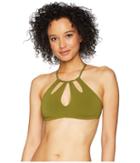 Robin Piccone - Luca High Neck Cut Out Top