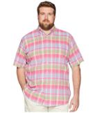Polo Ralph Lauren - Big Tall Madras Short Sleeve Sport Shirt