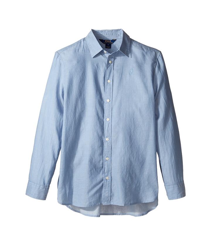 Polo Ralph Lauren Kids - Lightweight Cotton Button Front Shirt