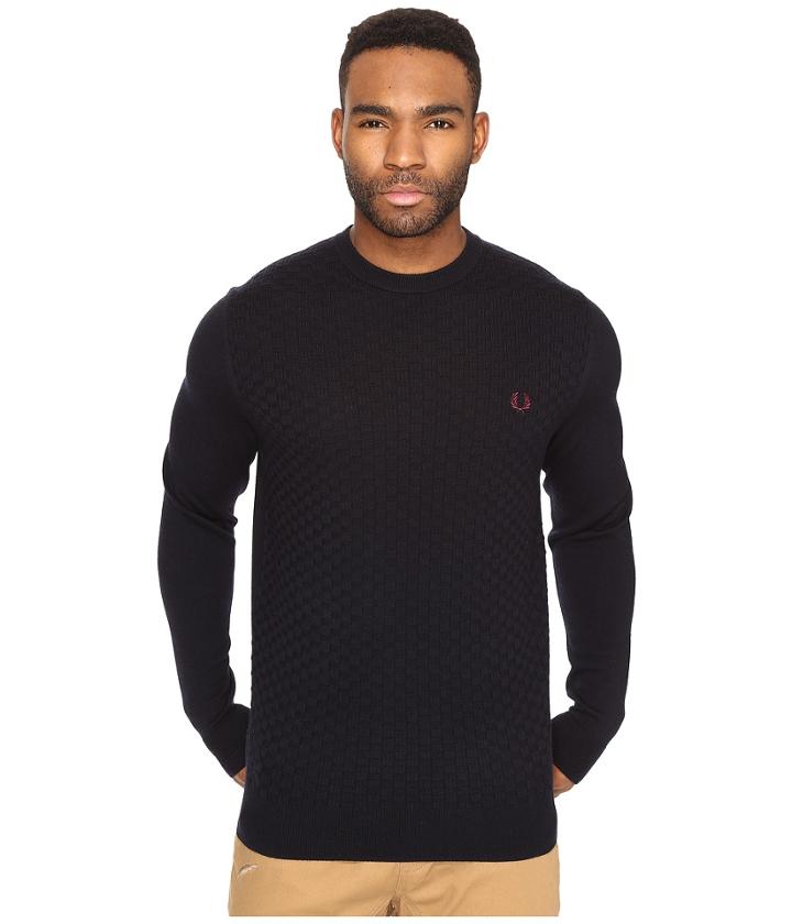 Fred Perry - Oxford Texture Crew Neck