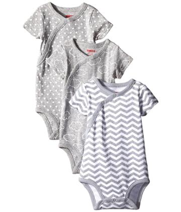 Skip Hop - Starry Chevron Short Sleeve Bodysuit Three-piece Set