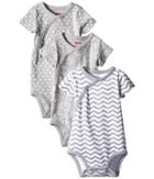 Skip Hop - Starry Chevron Short Sleeve Bodysuit Three-piece Set