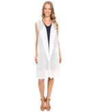 Nic+zoe - Draped Grid Vest
