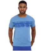 Original Penguin - Short Sleeve Distressed Chest Stripe Tee