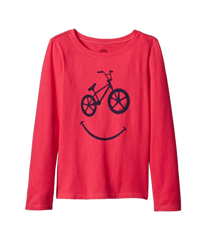 Life Is Good Kids - Bmx Smile Long Sleeve Crusher Tee