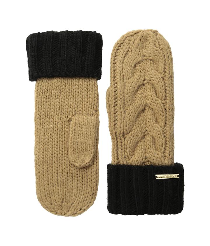 Michael Michael Kors - Color Block Handknit Cable Mitten