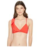 Kenneth Cole - Ready To Ruffle One Shoulder Ruffle Ots Bikini Top