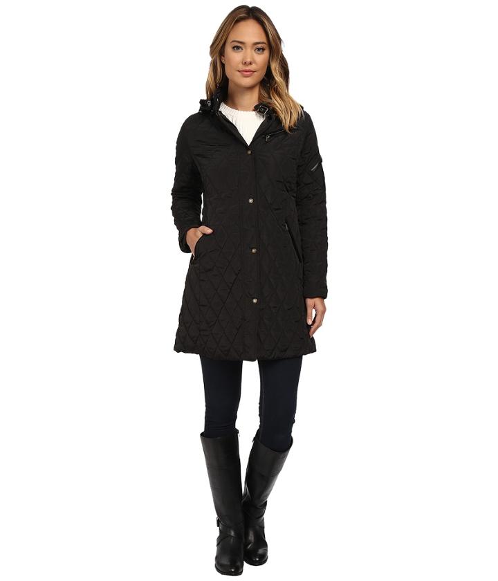 Lauren By Ralph Lauren - 3/4 Diamond Quilt W/ Removable Hood