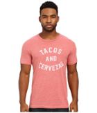 The Original Retro Brand - Tacos Cervezas Short Sleeve Tri-blend Tee