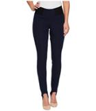 Hue - High Waist Denim Stirrup Leggings