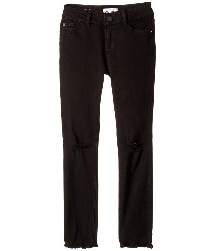Dl1961 Kids - Chloe Skinny Jeans In Carbon Destroy