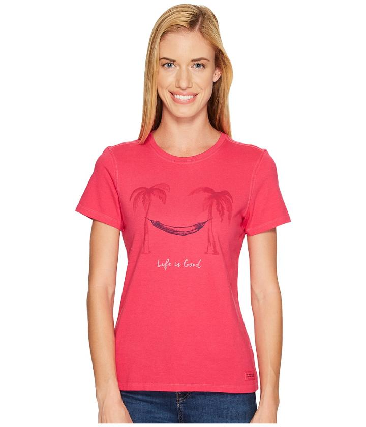 Life Is Good - Palm Tree Hammock Crusher Tee
