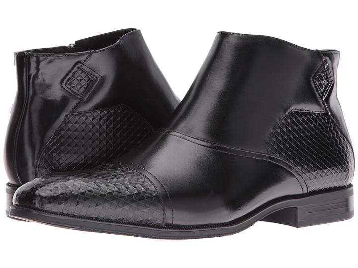 Stacy Adams - Faramond Modified Cap Toe Side Zipper Boot