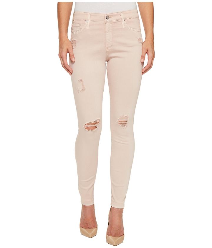 Ag Adriano Goldschmied - Farrah Skinny Ankle In Interstellar Worn/rose Quartz