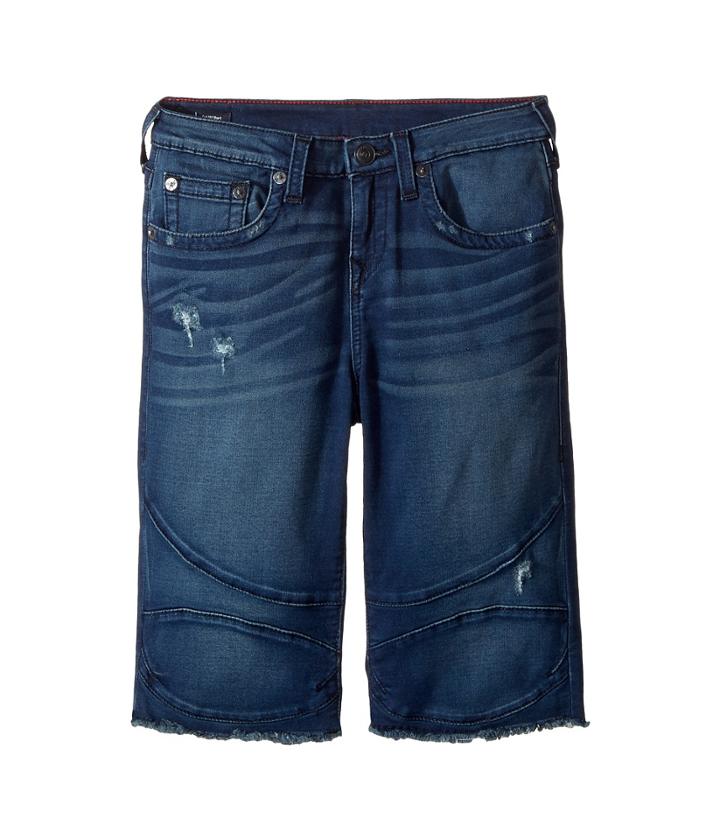 True Religion Kids - Geno French Terry Moto Shorts