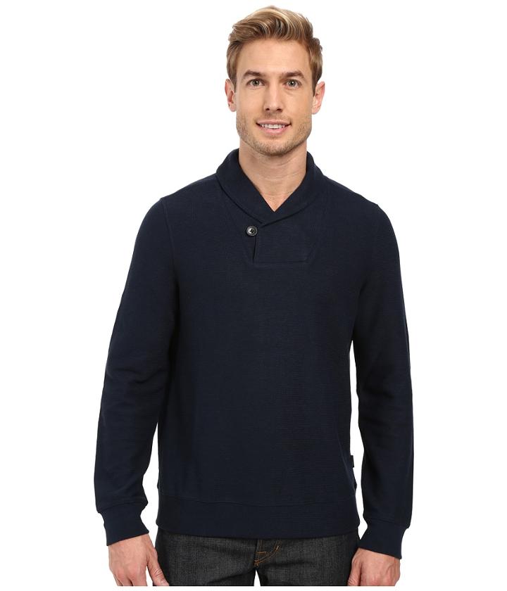 Perry Ellis - Pullover Shawl Collar Knit