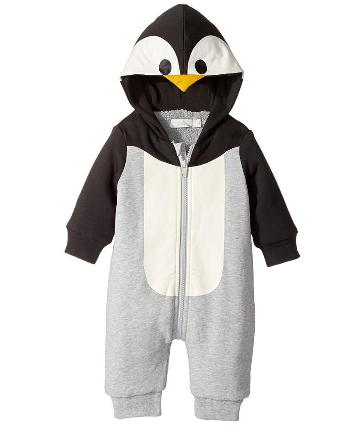Stella Mccartney Kids - Bowden Penguin Fleece Lined All-in-one