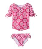 Hatley Kids - Pink Medallions Rashguard Set
