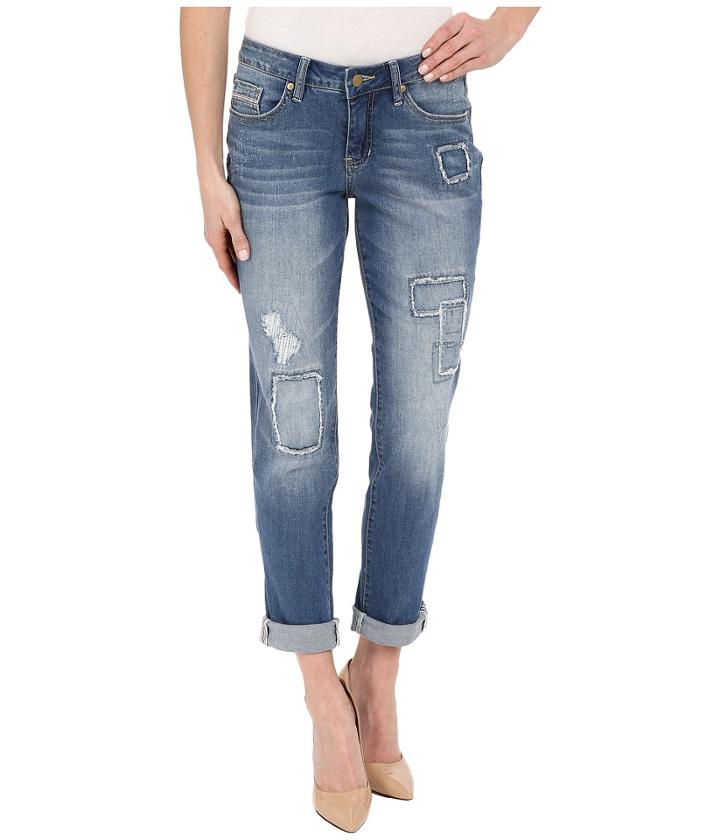 Jag Jeans - Patched Alex Boyfriend Capital Denim In Rock Water Blue