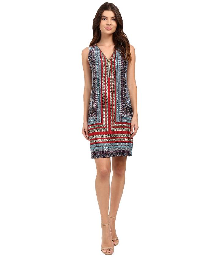 Christin Michaels - Julie Printed Shift Dress