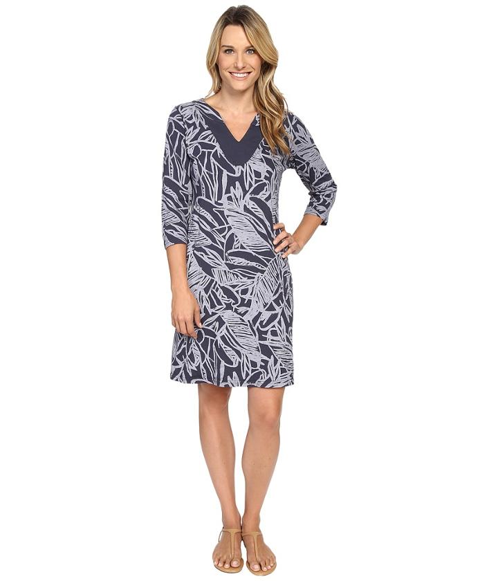 Fresh Produce - Cancun 3/4 Sleeve Notch Dress
