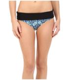 Next By Athena - Weekend Warrior Printed Powerhouse Banded Retro Pants