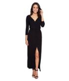 Culture Phit - Nikole 3/4 Sleeve Maxi Dress With Front Slit