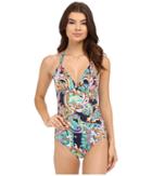 Tommy Bahama - Paisley Halter Cup One-piece