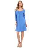 Mod-o-doc - Cotton Modal Spandex Jersey Ruched Babydoll Dress
