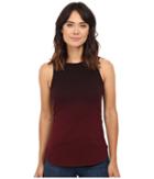 Heather - Ombre Shirred Side Tank Top