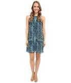 Karen Kane - Sheer Diamond Tile Dress