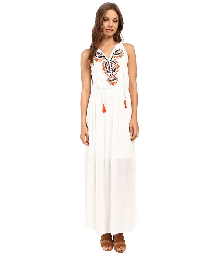 Only - Chili Sleeveless Woven Maxi Dress