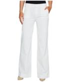 Hudson - Joplin Wide Leg Trousers In White