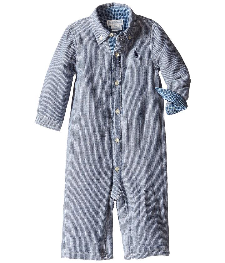 Ralph Lauren Baby - Double Face Kensington One-piece Coveralls