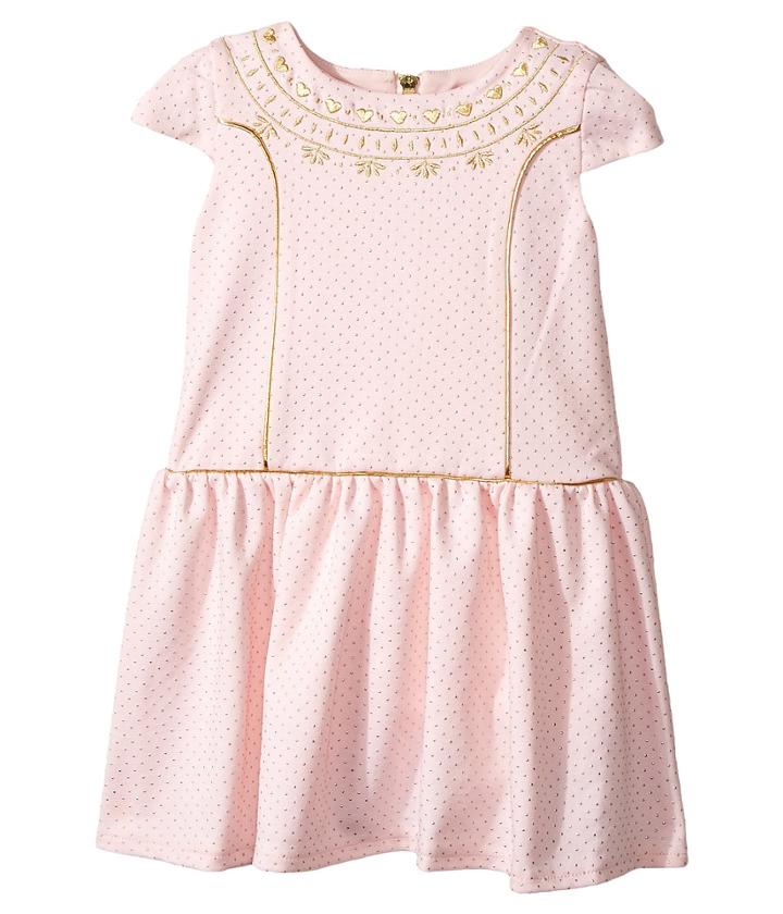 Us Angels - Cap Sleeve Princess Bodice Drop Waist Dress