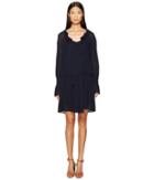 See By Chloe - Jersey Long Sleeve Ruffle Dress