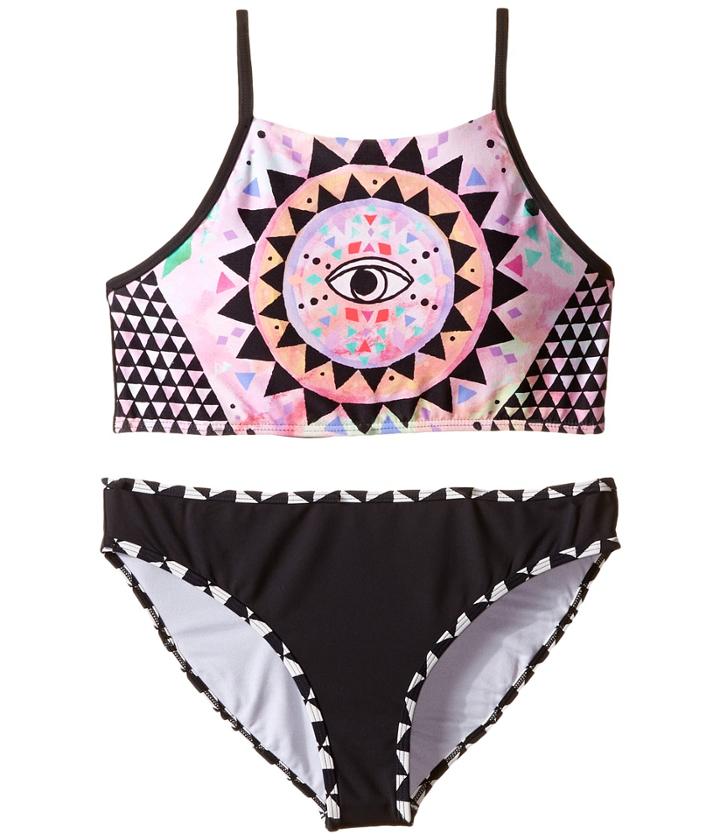Billabong Kids - Mystical Madness Crop Tank Swimsuit