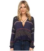 Brigitte Bailey - Sian Long Sleeve Cross-front Top