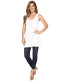 Mod-o-doc - Slub Jersey Pin Tuck Tunic Tank