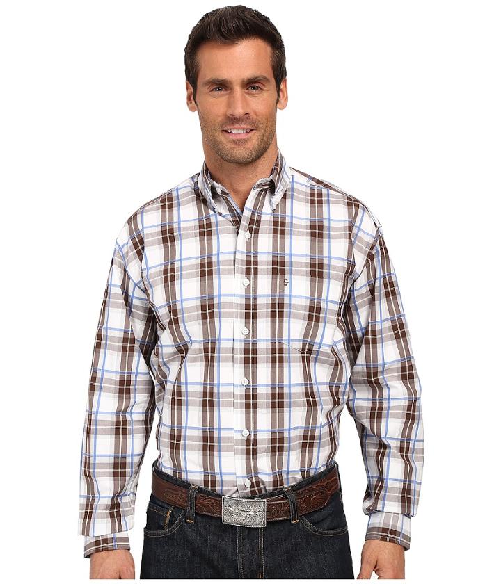 Stetson - Blue Springs Button Front One-pocket Long Sleeve Shirt