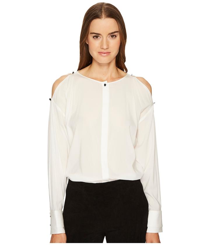 Escada Sport - Naly Cold Shoulder Long Sleeve Top